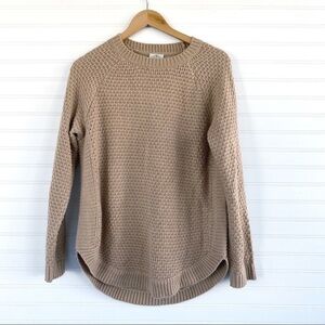 Waffle knit pullover sweater Size Medium